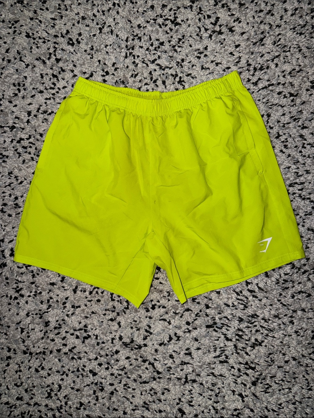 Gymshark High-Visibility Yellow Workout Shorts